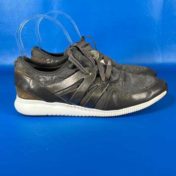 Cole Haan Studio 2.0 Grand OS Leather Shoes - Women's - Gray - 7 - Picture 3 of 8